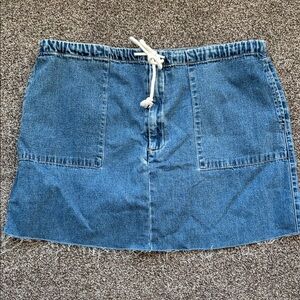 GAP Blue Denim Mini Skirt